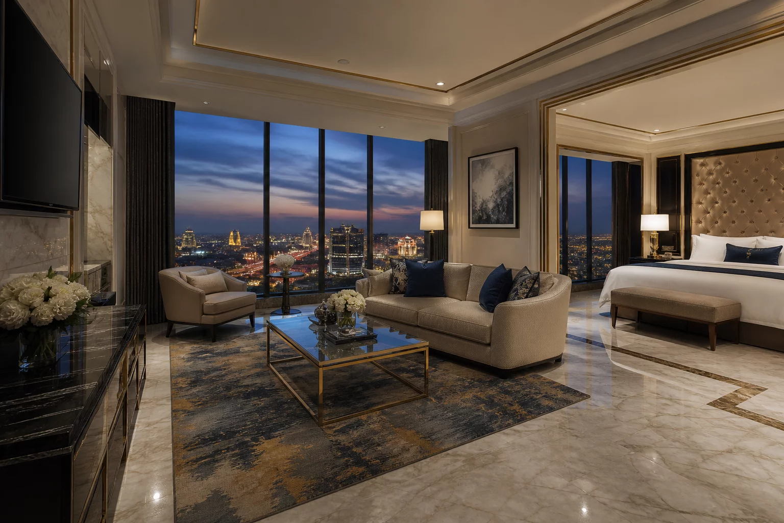 Editorial inspection at a resort in Sun City, Johannesburg, and Cape Town